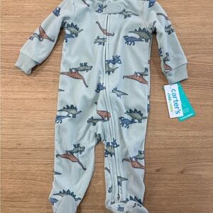 Carter's Baby Dinosaur Plush Fleece Onsie